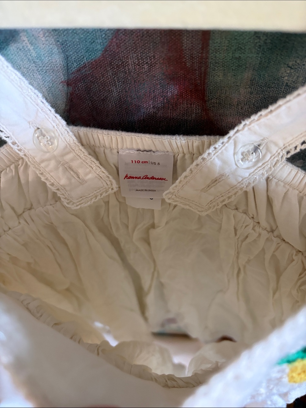 Hanna Andersson White Sundress with Yellow Lemons - Picture 6 of 6